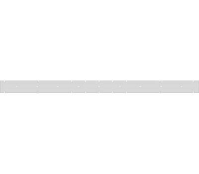 LJ030200171 Скребок для GAOMEI GM AC, 3, PU, 850мм, передний
