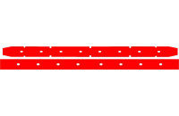 MMPVR45194 MMPVR45195, Скребок для IPC Gansow CT40, 3-3, LX, комплект