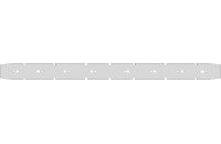 MPVR05953 Скребок IPC Gansow CT30 BT45, 2, PU, передний