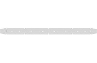 Скребок AFC 45Б, 3, PU, передний