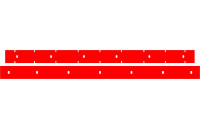 Скребок, аналог для Columbus RA 55 B40/ВМ40/43ВМ40, SR, комплект