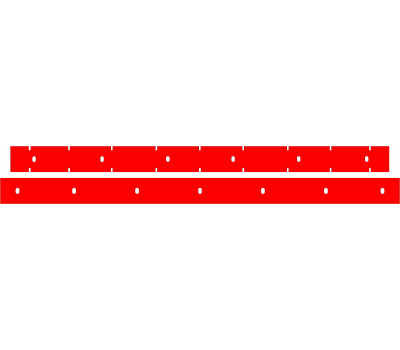 Скребок, аналог для Columbus RA 55 B40/ВМ40/43ВМ40, SR, комплект