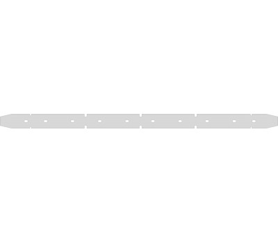 Скребок GAOMEI GM 65RBT, 3, PU, передний
